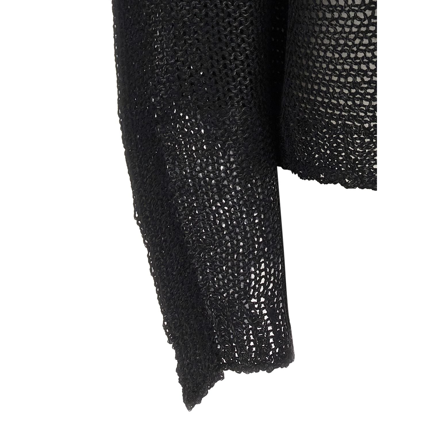 Issey Miyake Black Wool Sweatshirt