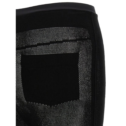 Issey Miyake Black Nylon Leggings