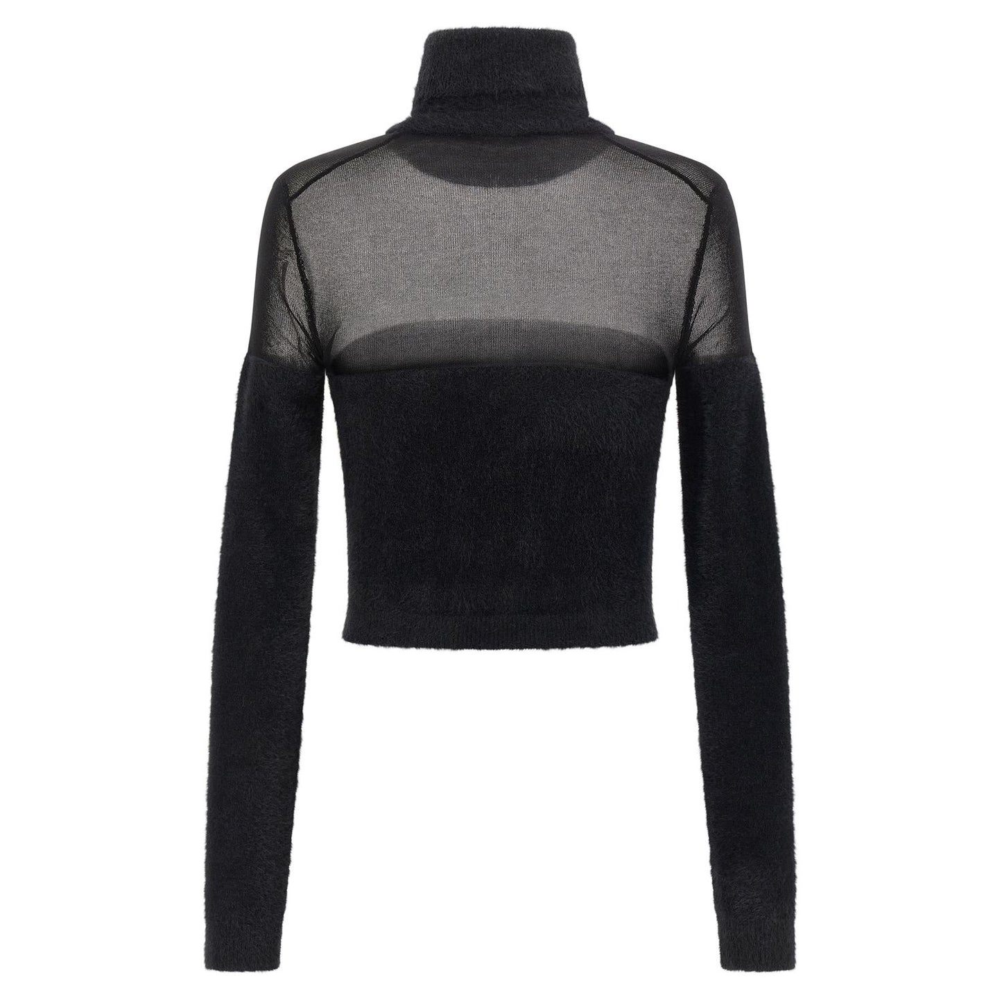 Elisabetta Franchi Black Polyamide Cardigan