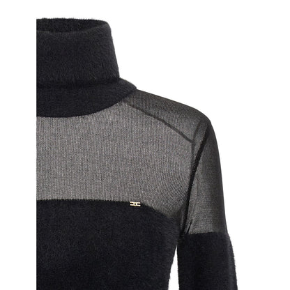 Elisabetta Franchi Black Polyamide Cardigan
