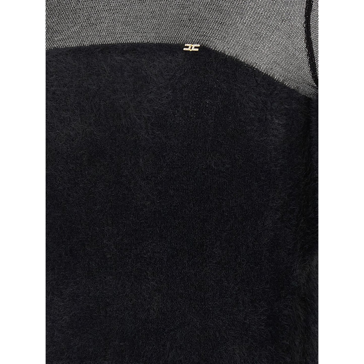 Elisabetta Franchi Black Polyamide Cardigan