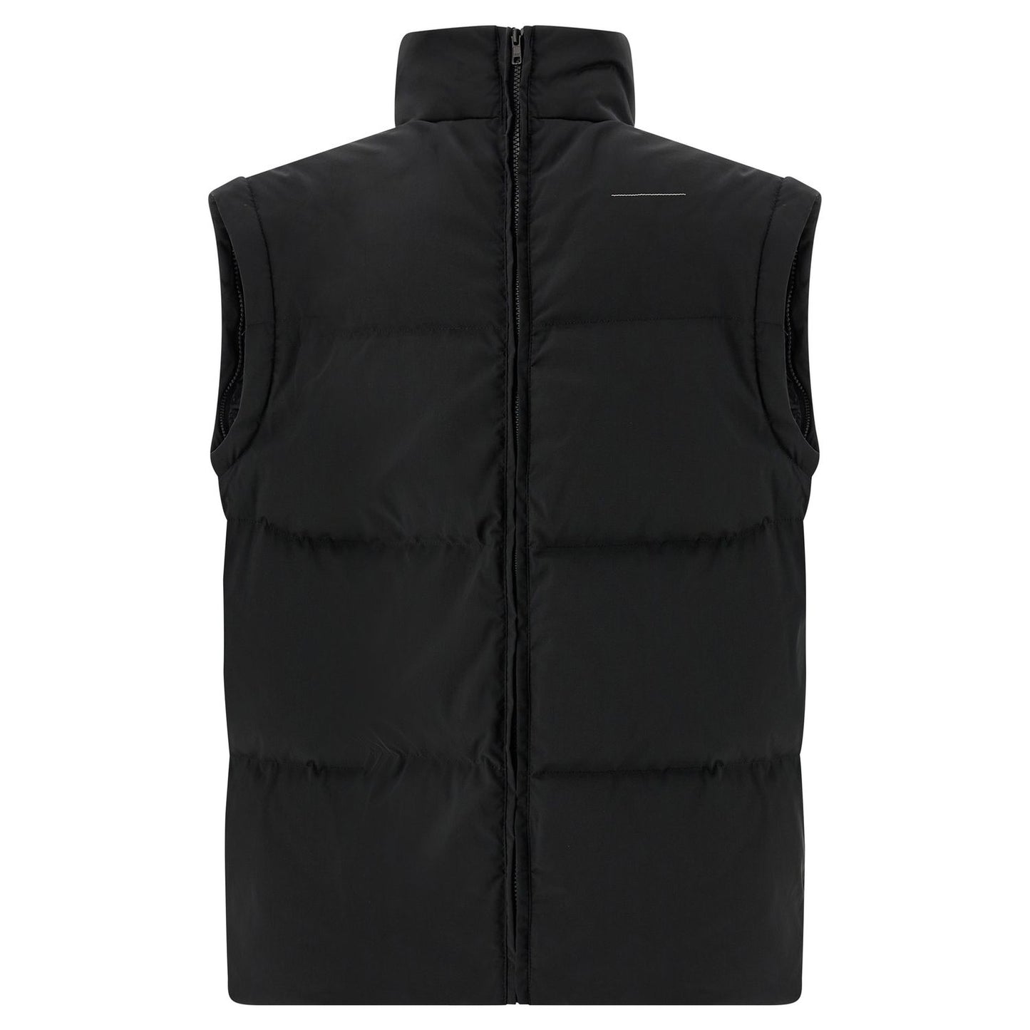 MM6 Maison Margiela Black Polyester Full-Length Jacket