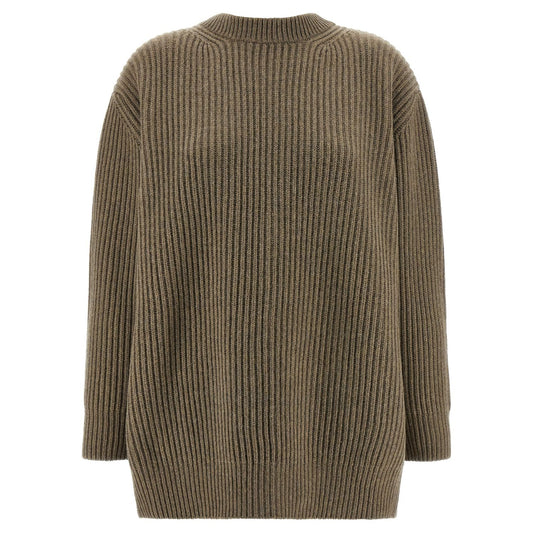 MM6 Maison Margiela Beige Virgin Wool Short Dress
