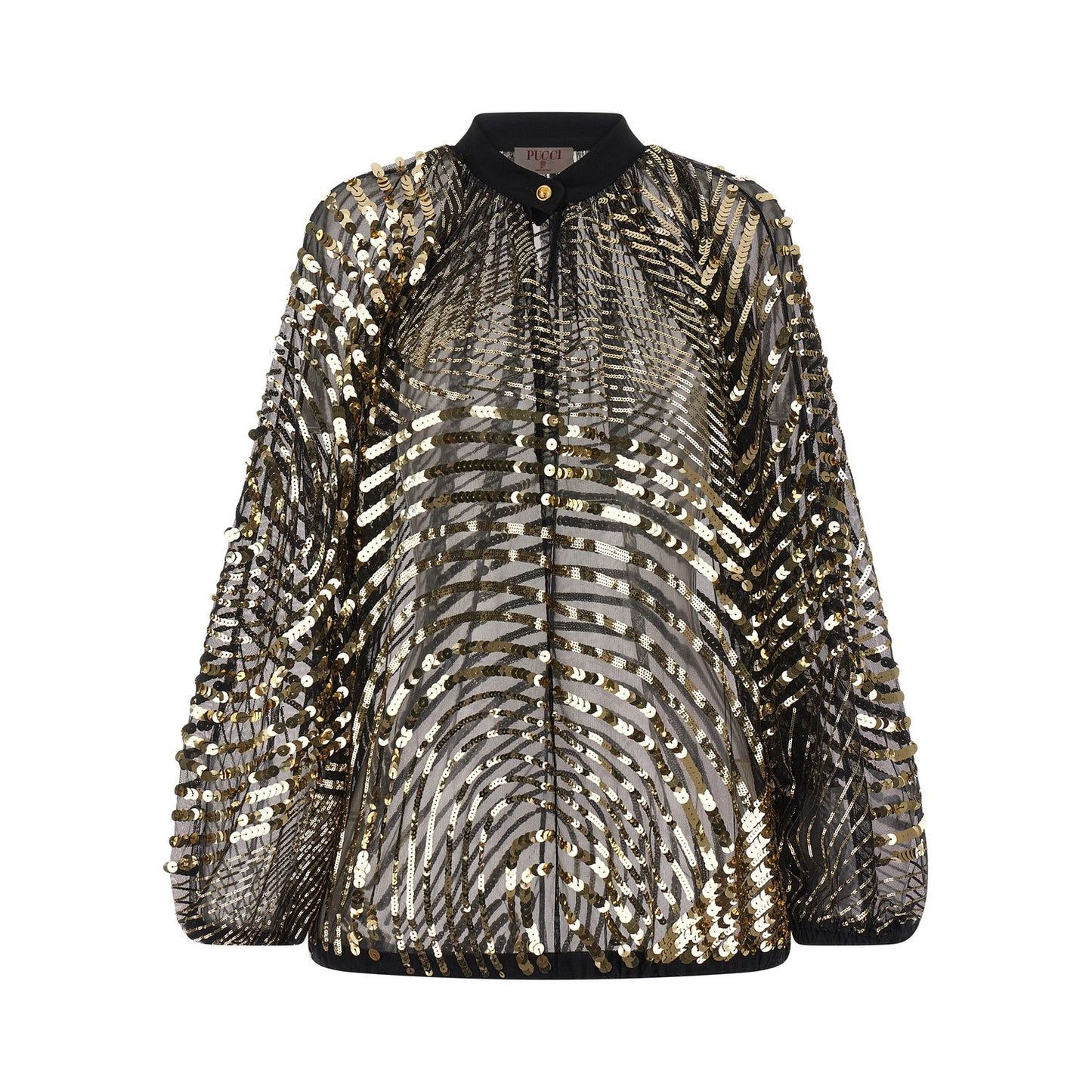 Emilio Pucci Black Polyamide Blouse