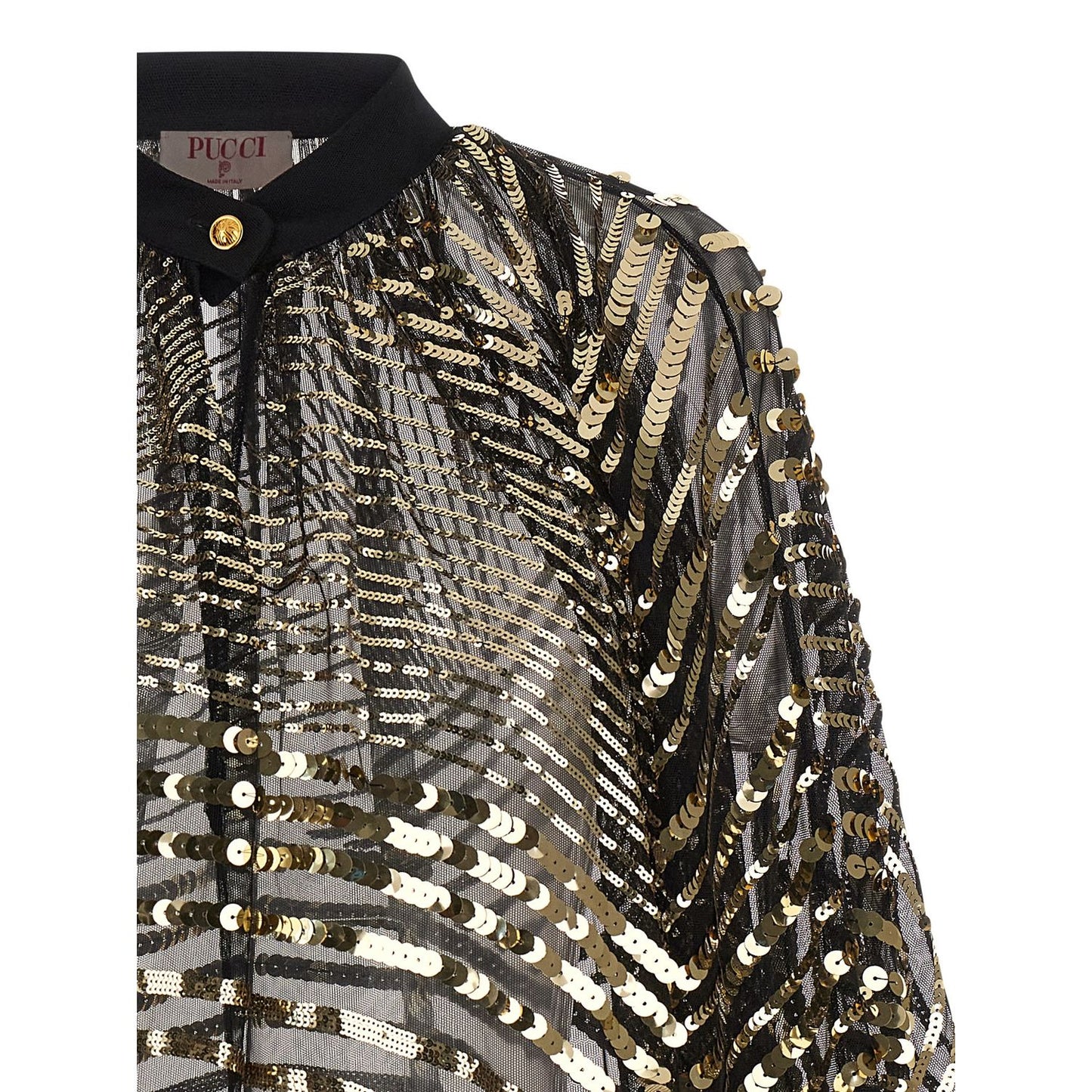 Emilio Pucci Black Polyamide Blouse