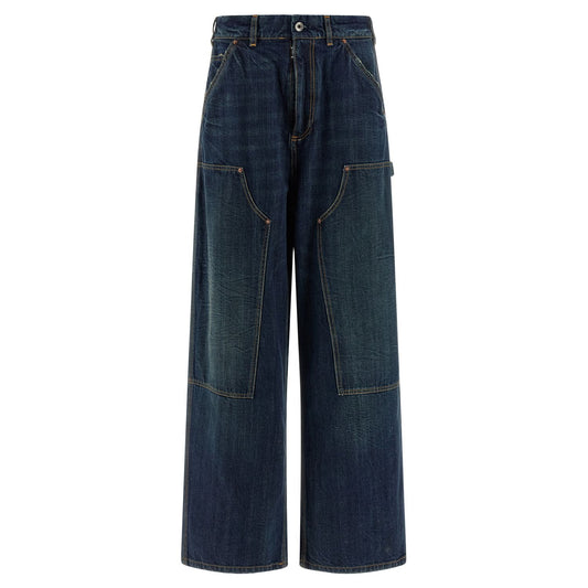 Maison Margiela Blue Cotton Relaxed Fit Jeans