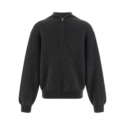 Balenciaga Gray Wool Cardigan