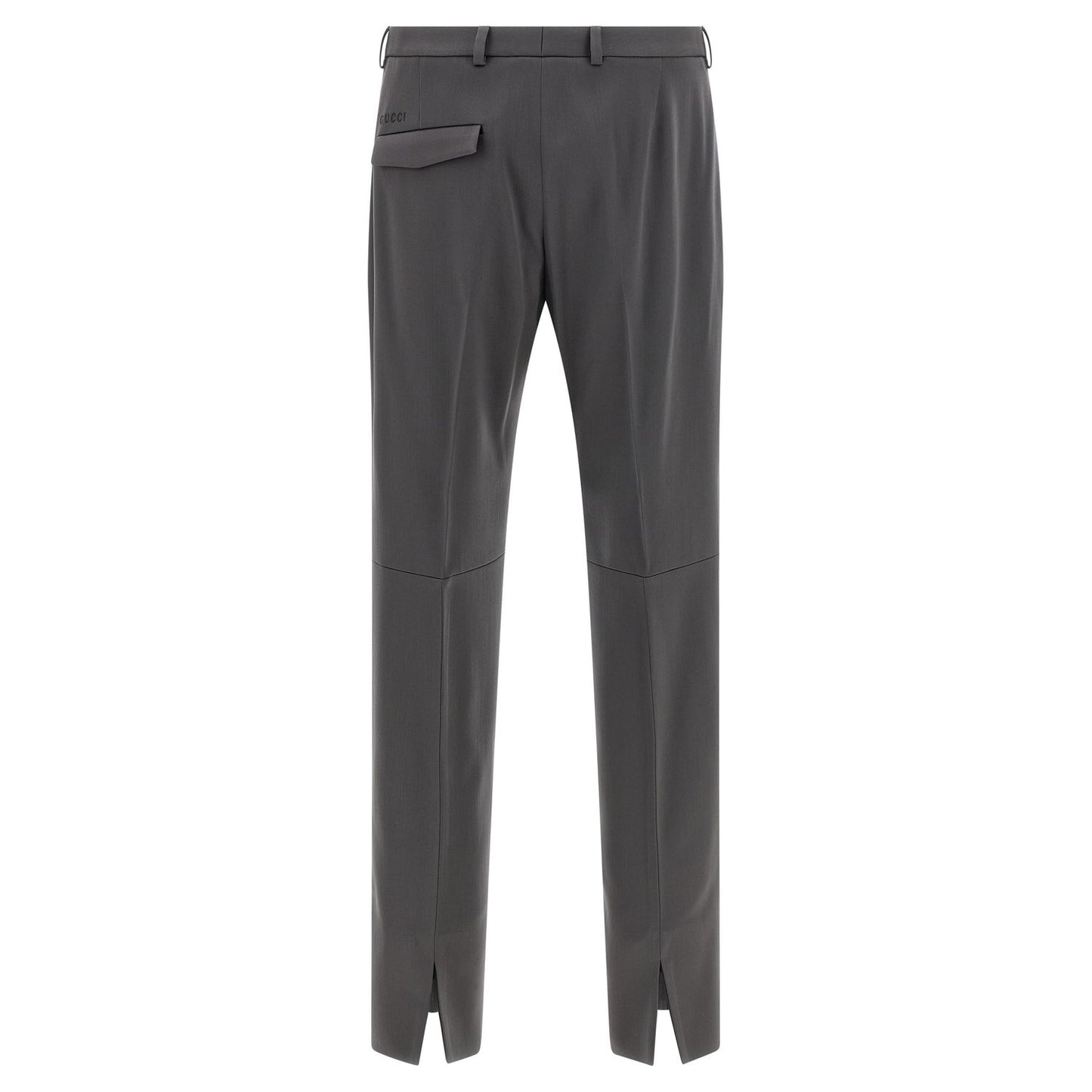 Gucci Gray Wool Dress Pants