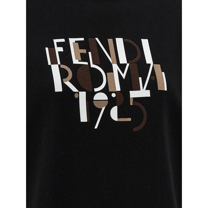 Fendi Black Cotton Sweatshirt