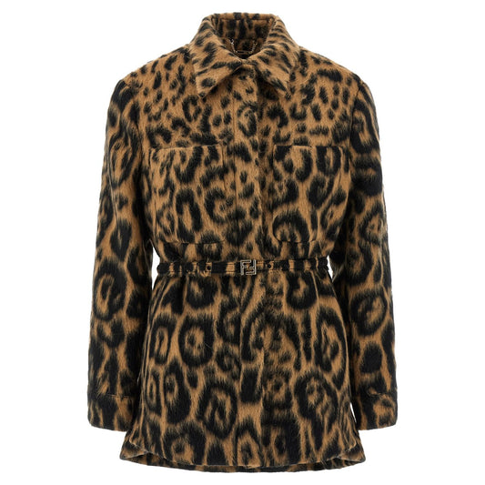 Fendi Beige Virgin Wool Coat