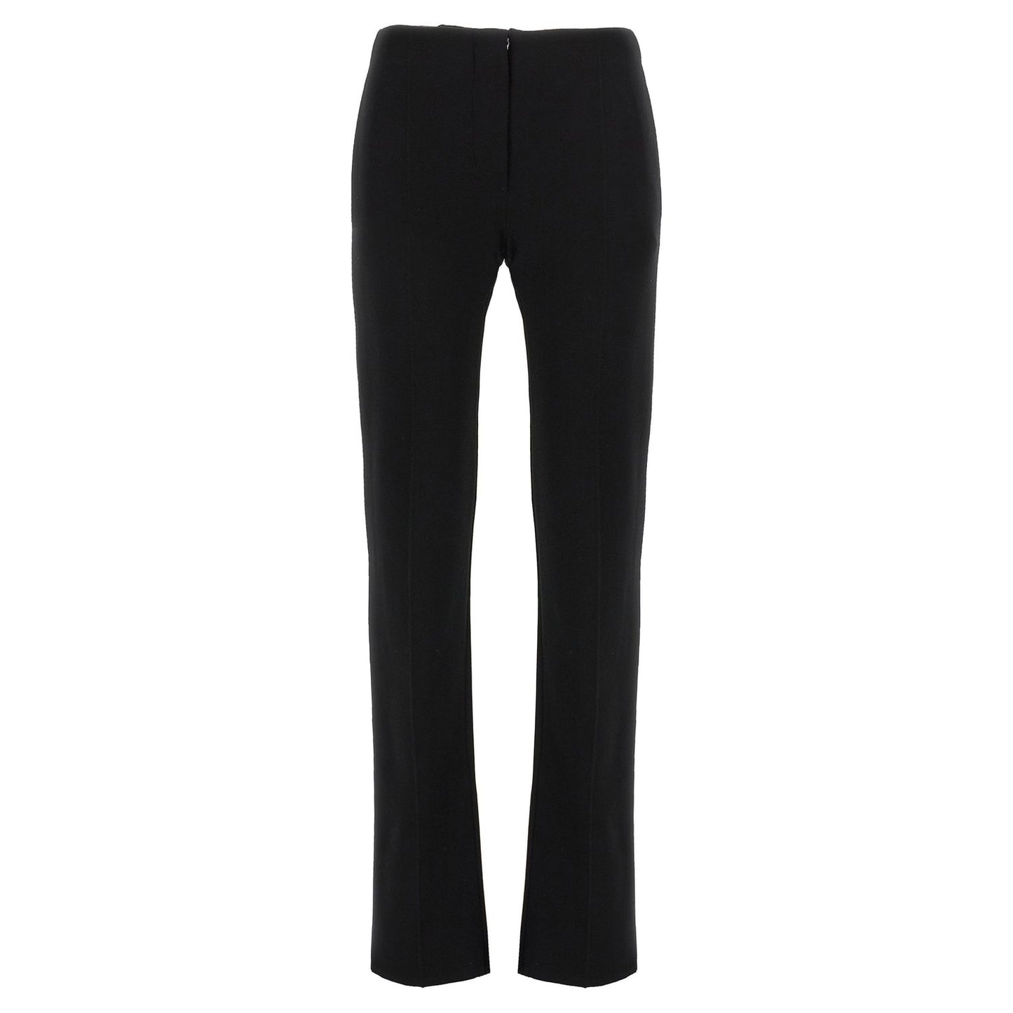 Sportmax Black Viscose Casual Pants