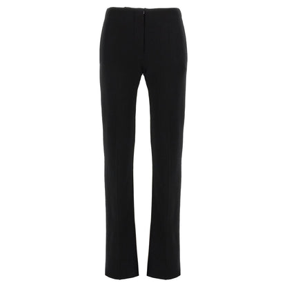 Sportmax Black Viscose Casual Pants