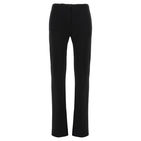 Sportmax Black Viscose Casual Pants