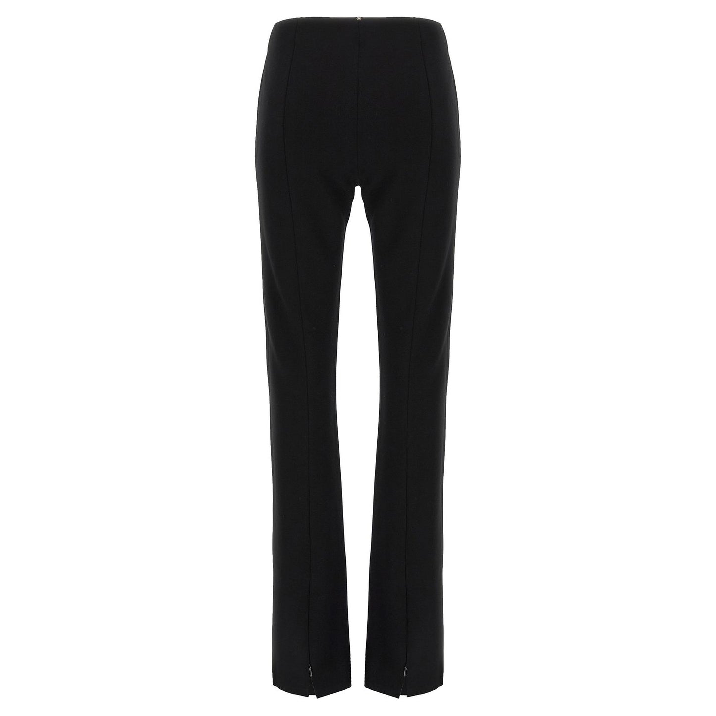 Sportmax Black Viscose Casual Pants