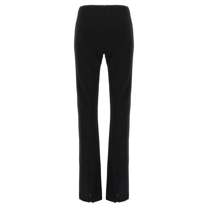 Sportmax Black Viscose Casual Pants
