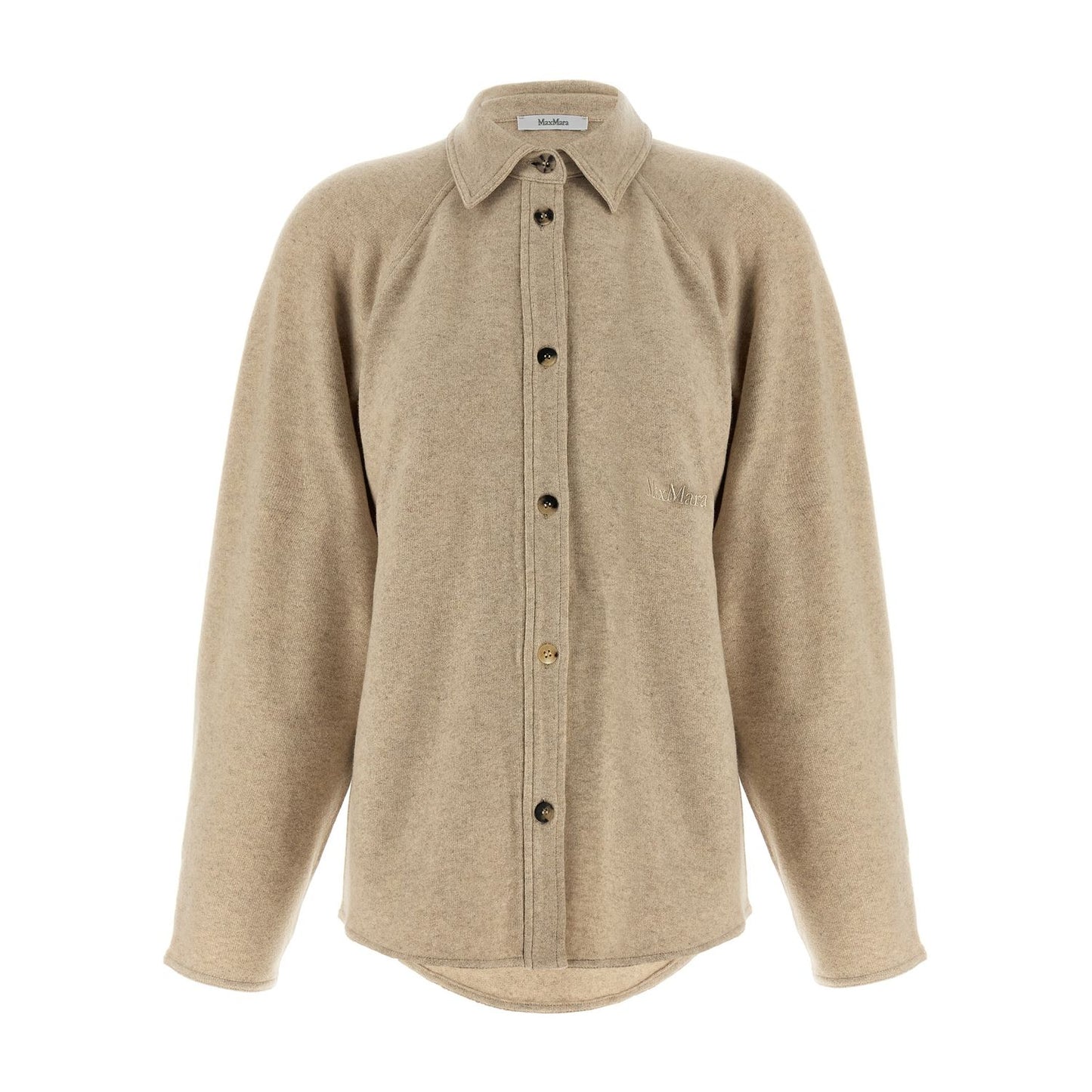 Max Mara Beige Cashmere Blouse