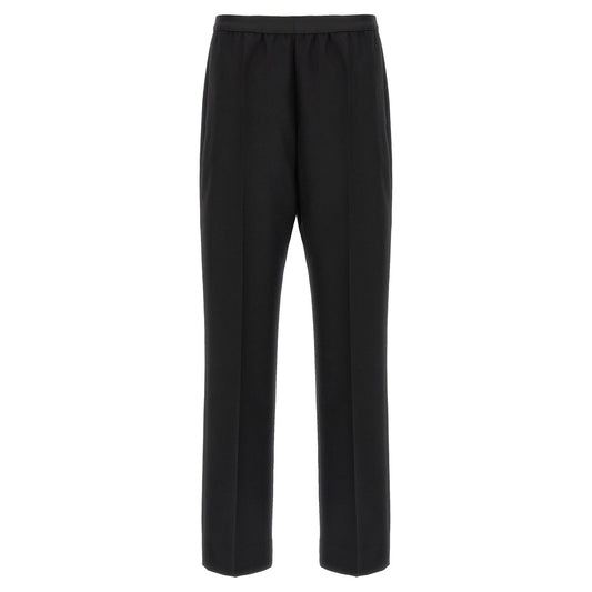 Maison Margiela Black Virgin Wool Casual Pants