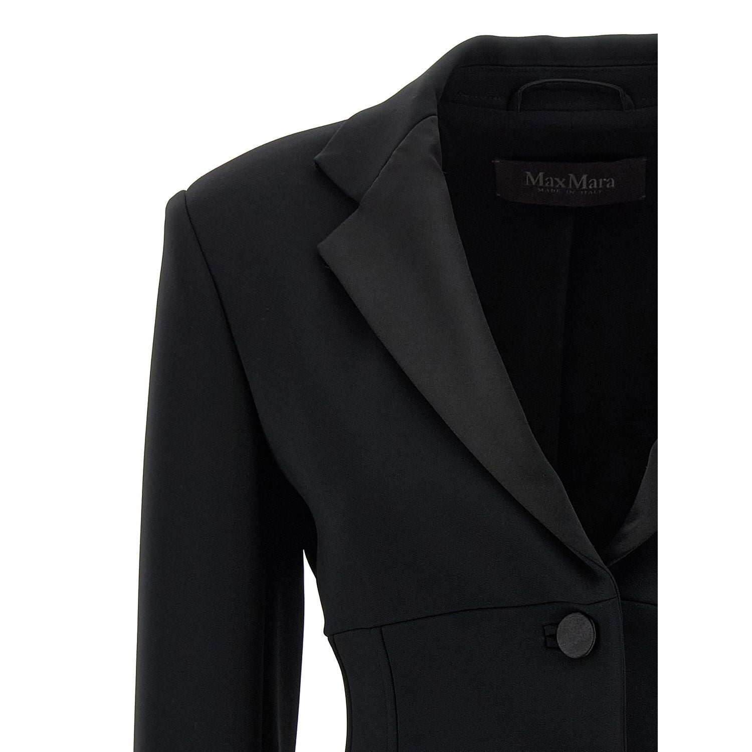 Max Mara Black Viscose Blazer