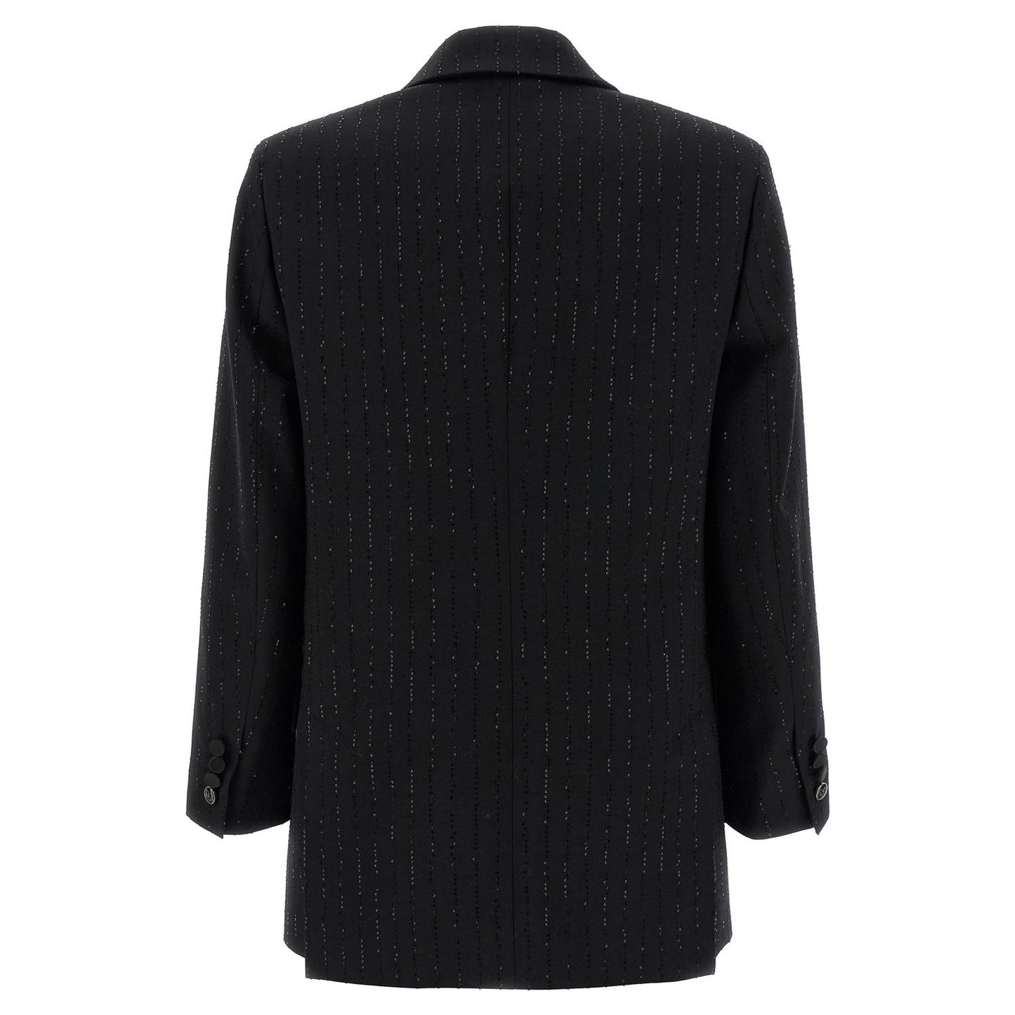 Max Mara Black Virgin Wool Blazer