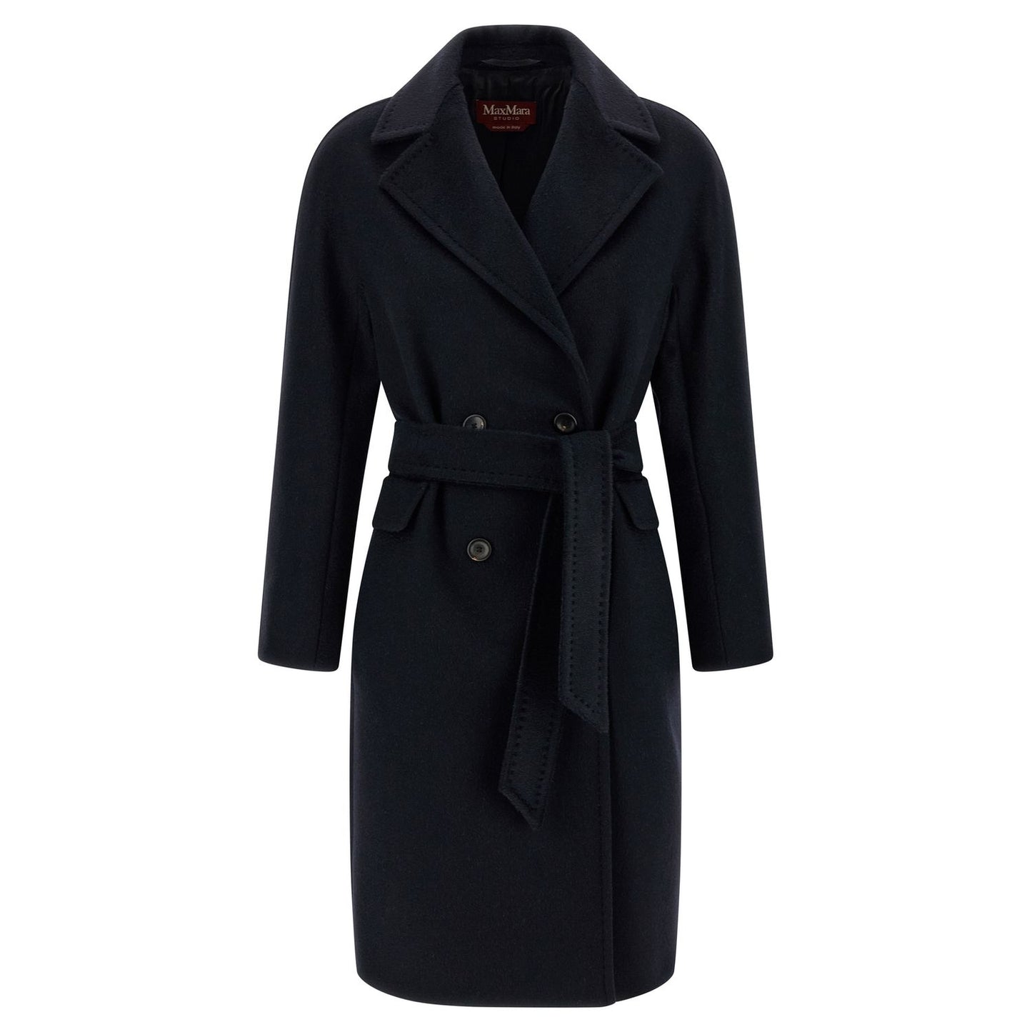 Max Mara Blue Cashmere Coat