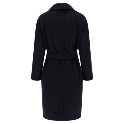 Max Mara Blue Cashmere Coat