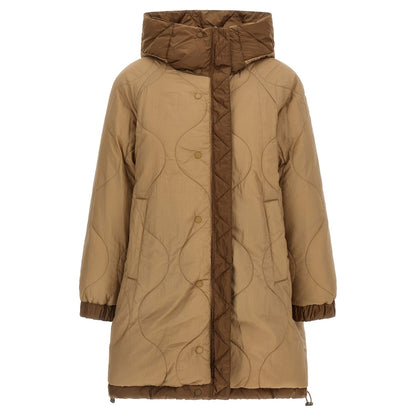 Max Mara Brown Polyester Parka
