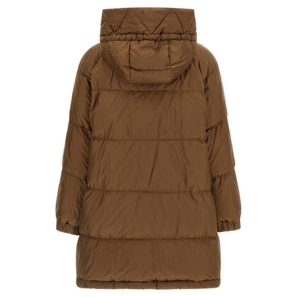 Max Mara Brown Polyester Parka