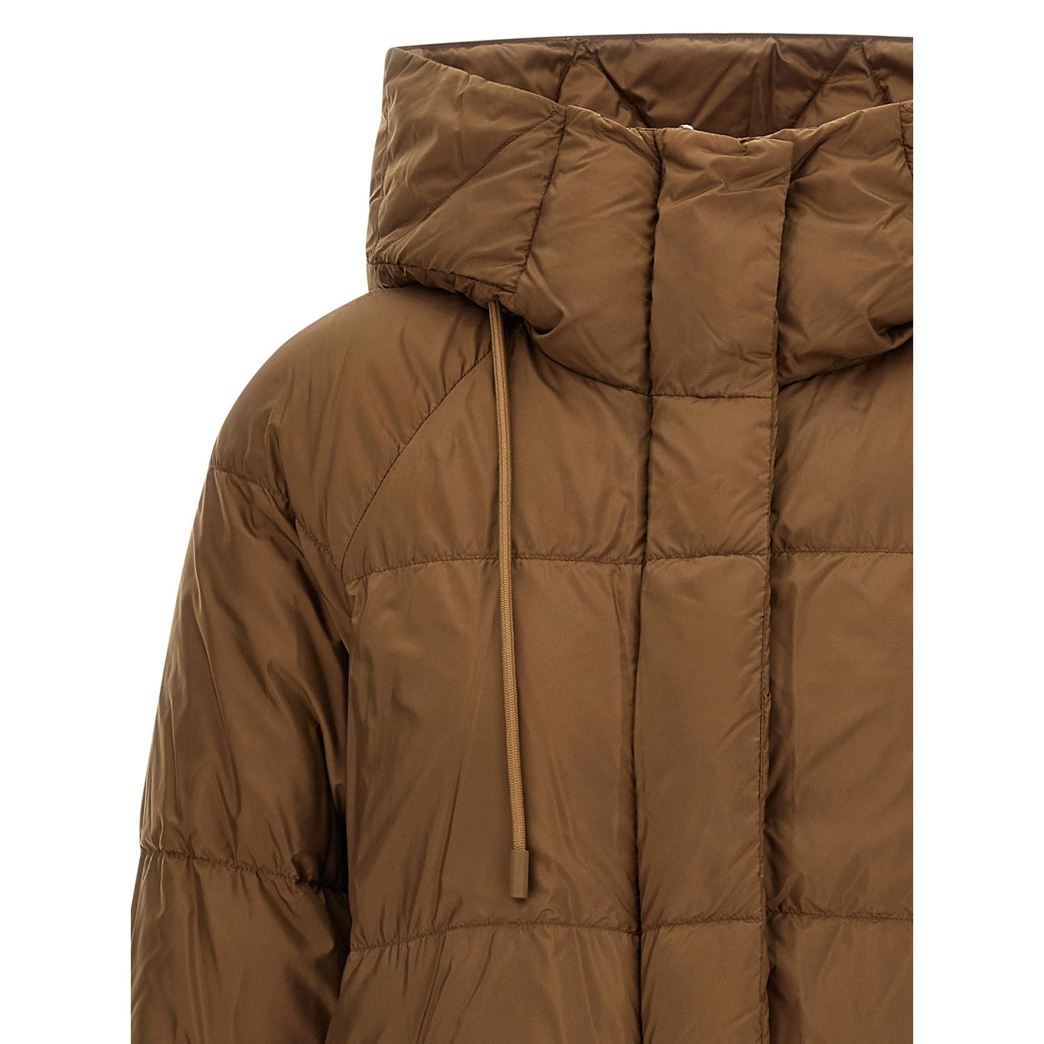 Max Mara Brown Polyester Parka