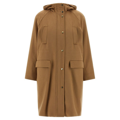 Max Mara Beige Polyamide Parka