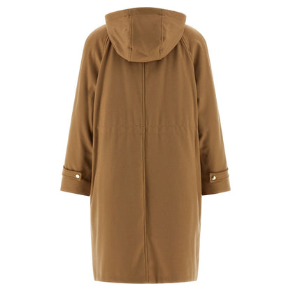 Max Mara Beige Polyamide Parka