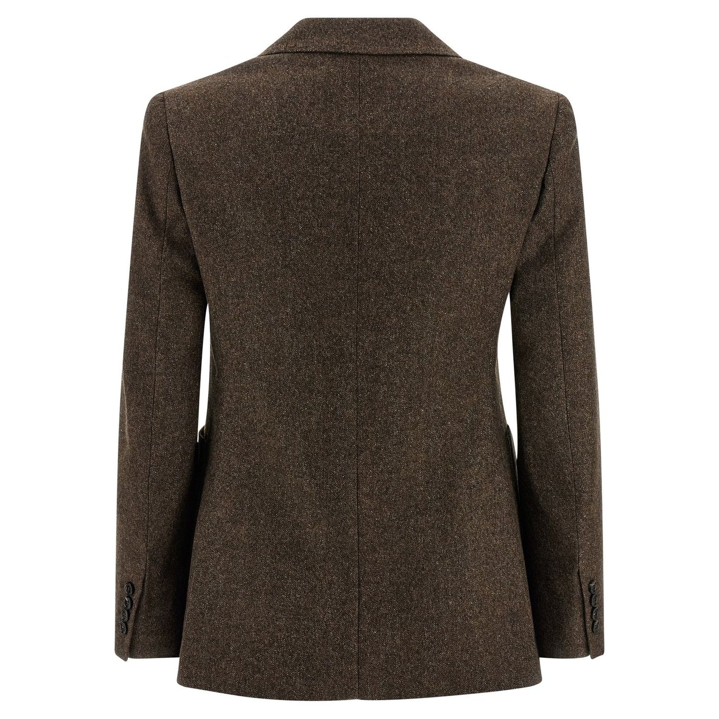 Max Mara Brown Virgin Wool Blazer
