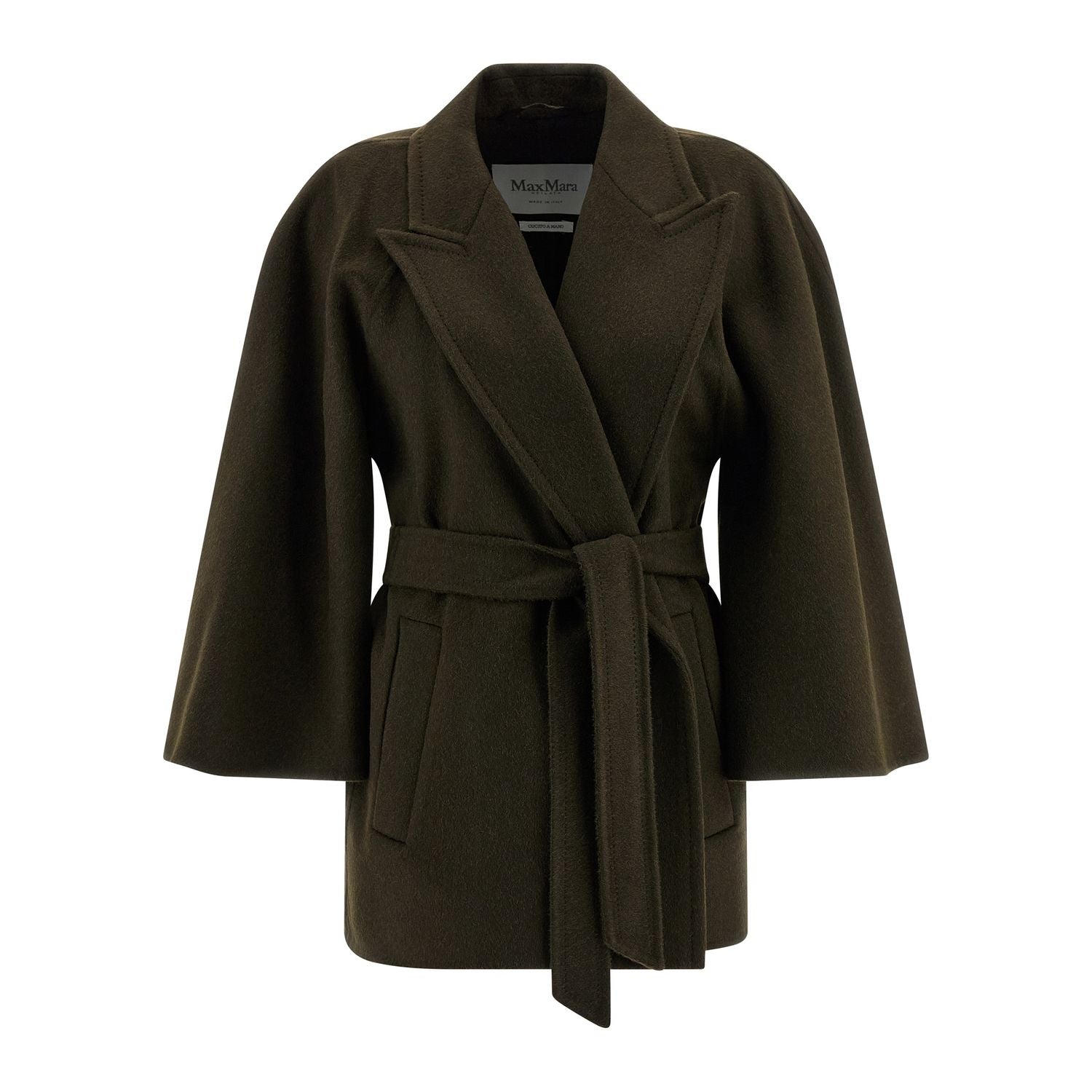 Max Mara Bicolor Wool Coat