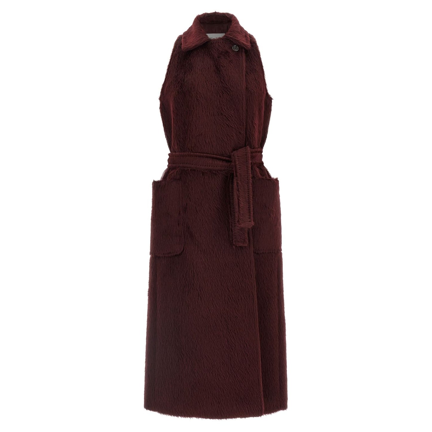 Max Mara Bordeaux Wool Coat