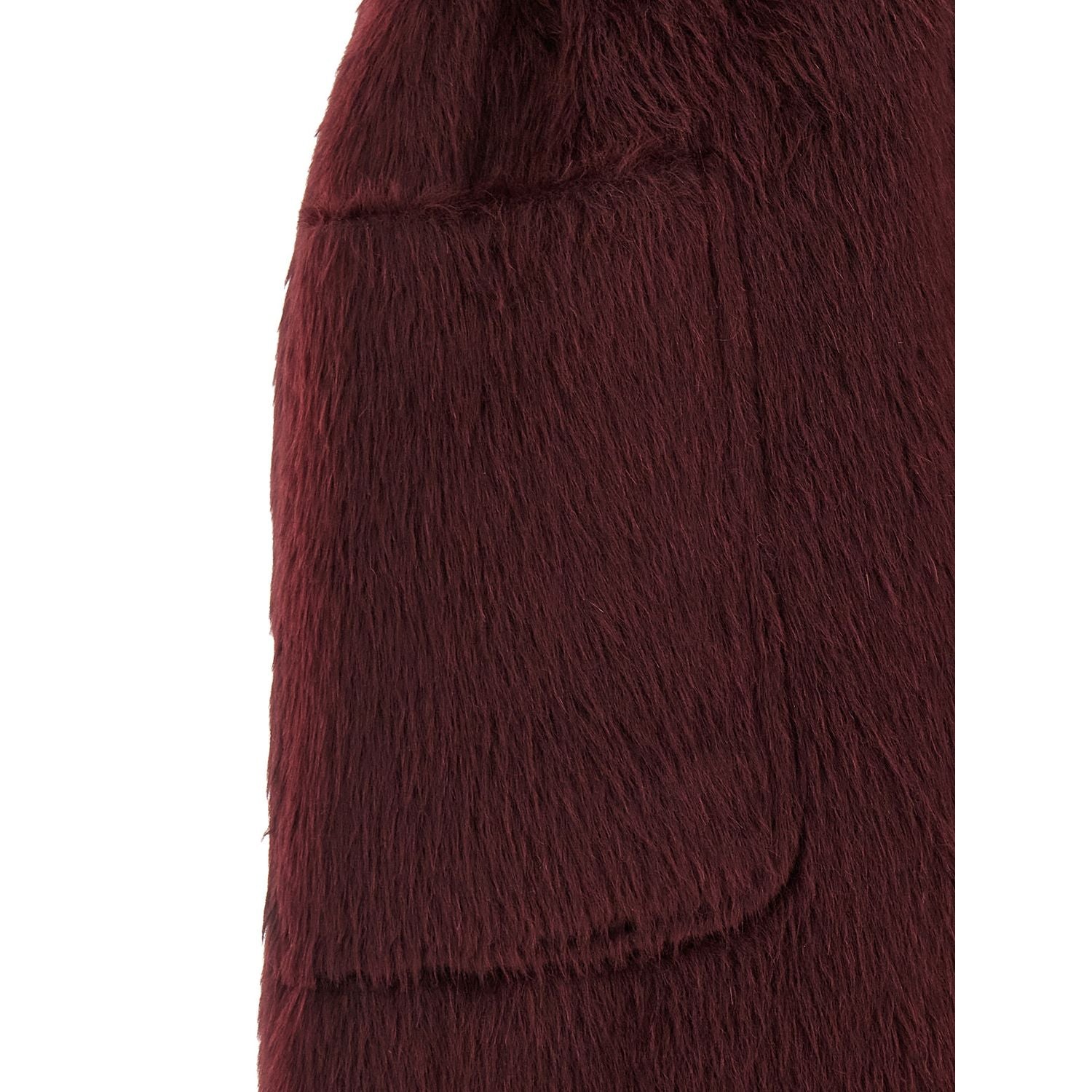 Max Mara Bordeaux Wool Coat