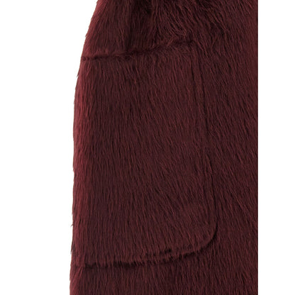 Max Mara Bordeaux Wool Coat