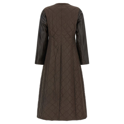 Max Mara Brown Polyamide Coat