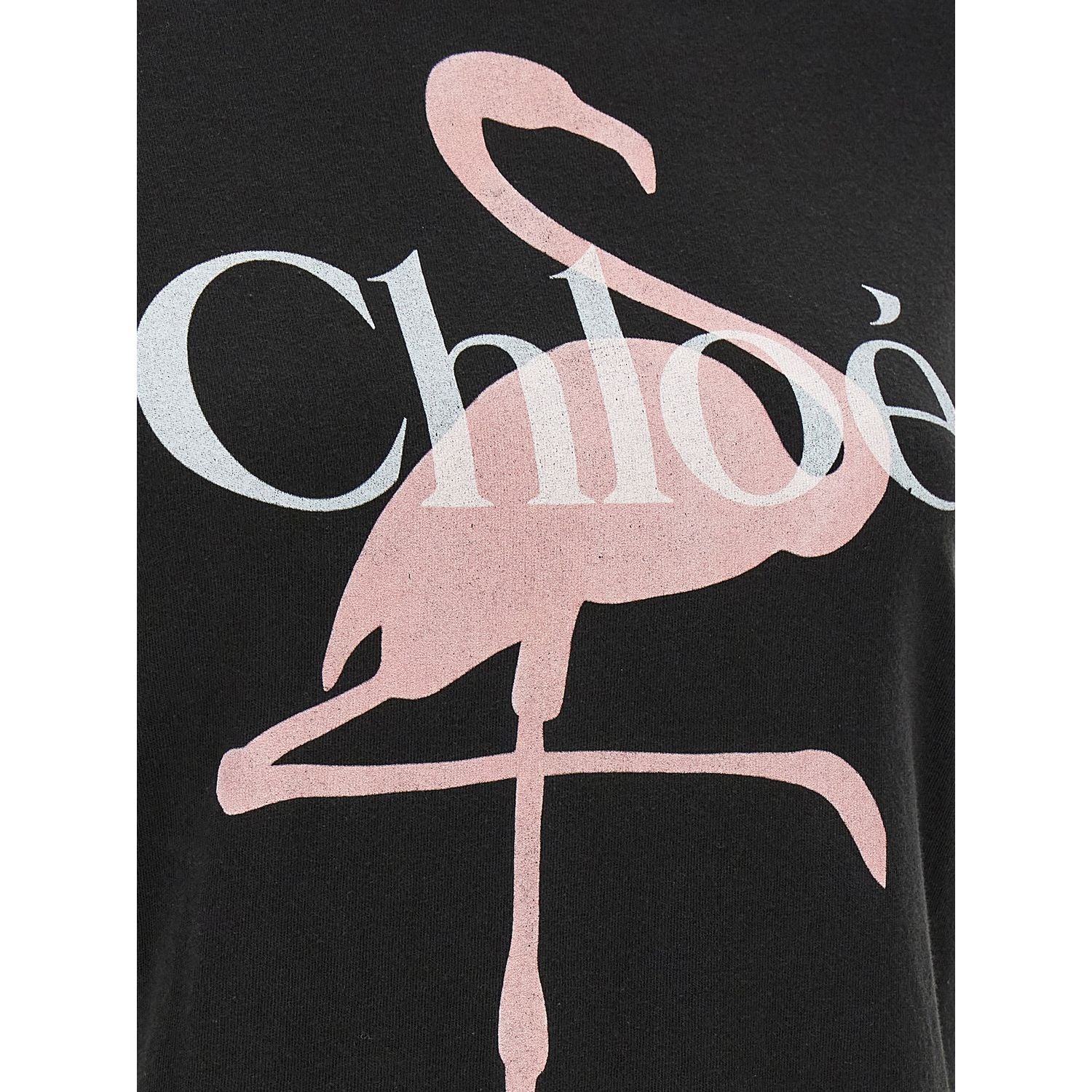 Chloé Black Cotton T-Shirt