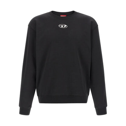 Diesel Black Cotton Sweatshirt