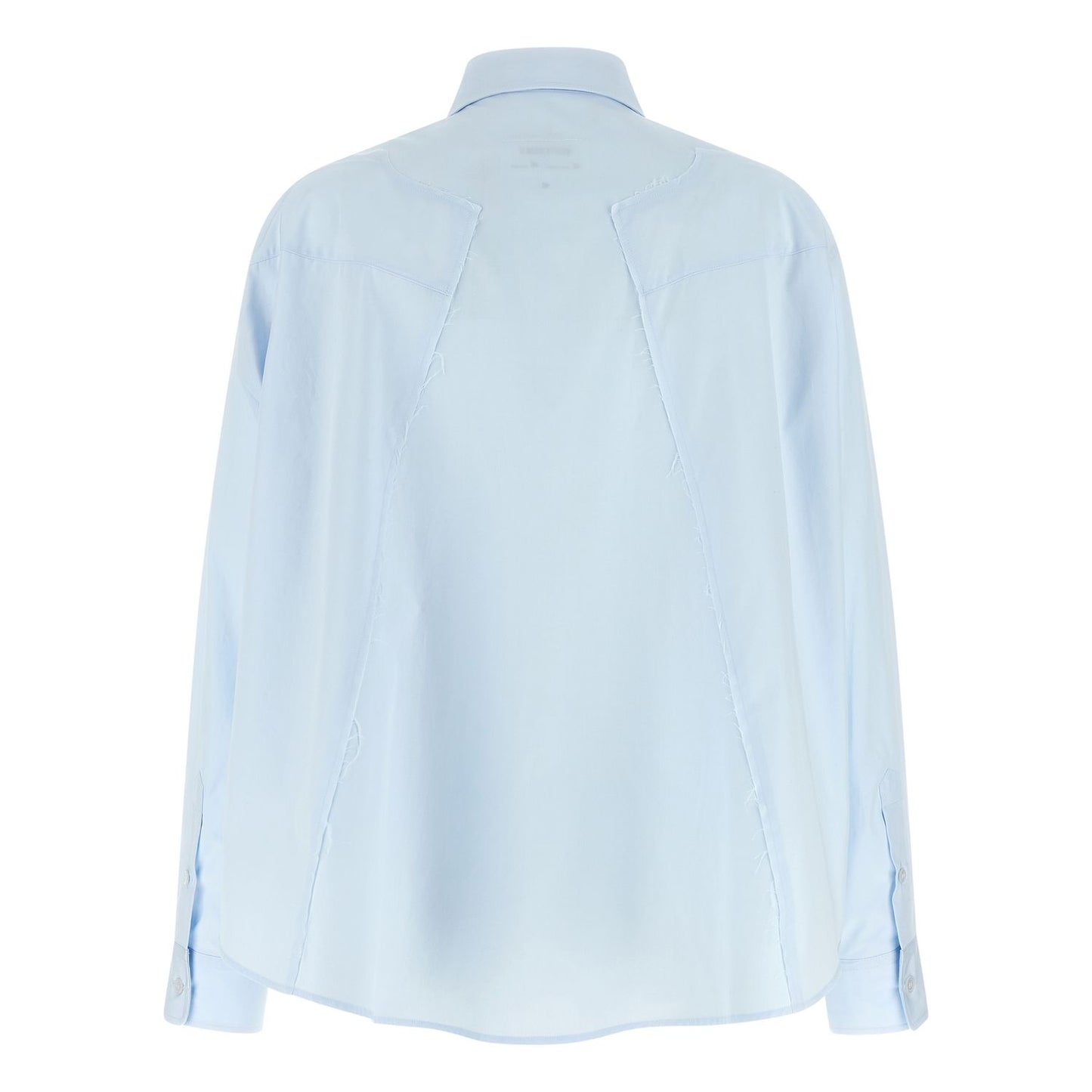 MM6 Maison Margiela Blue Cotton Blouse