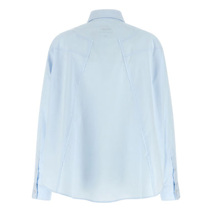 MM6 Maison Margiela Blue Cotton Blouse