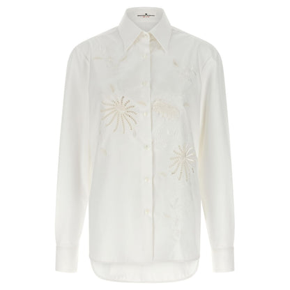 Ermanno Scervino White Cotton Blouse