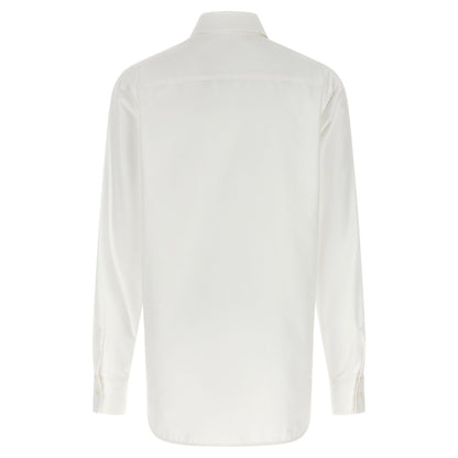 Ermanno Scervino White Cotton Blouse