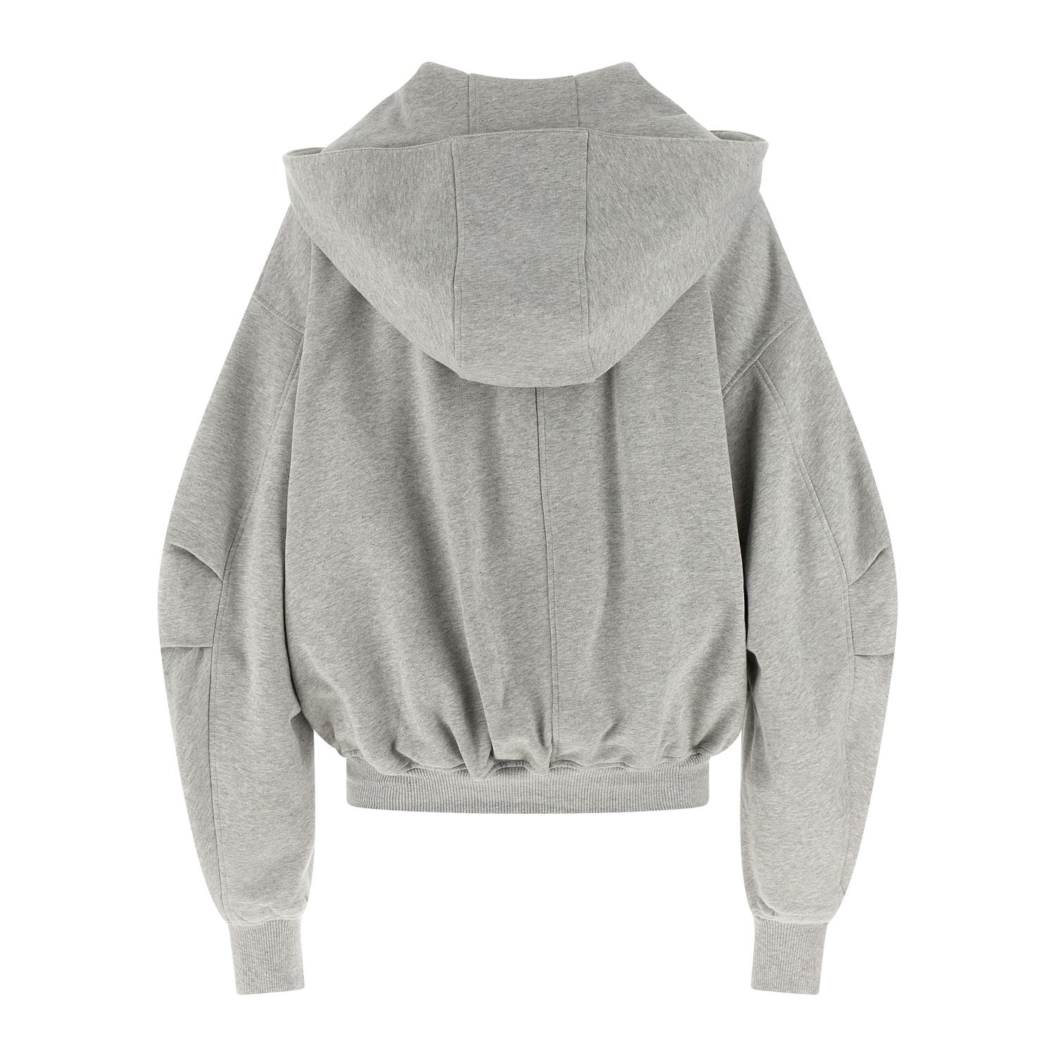 The Attico Gray Cotton Sweatshirt