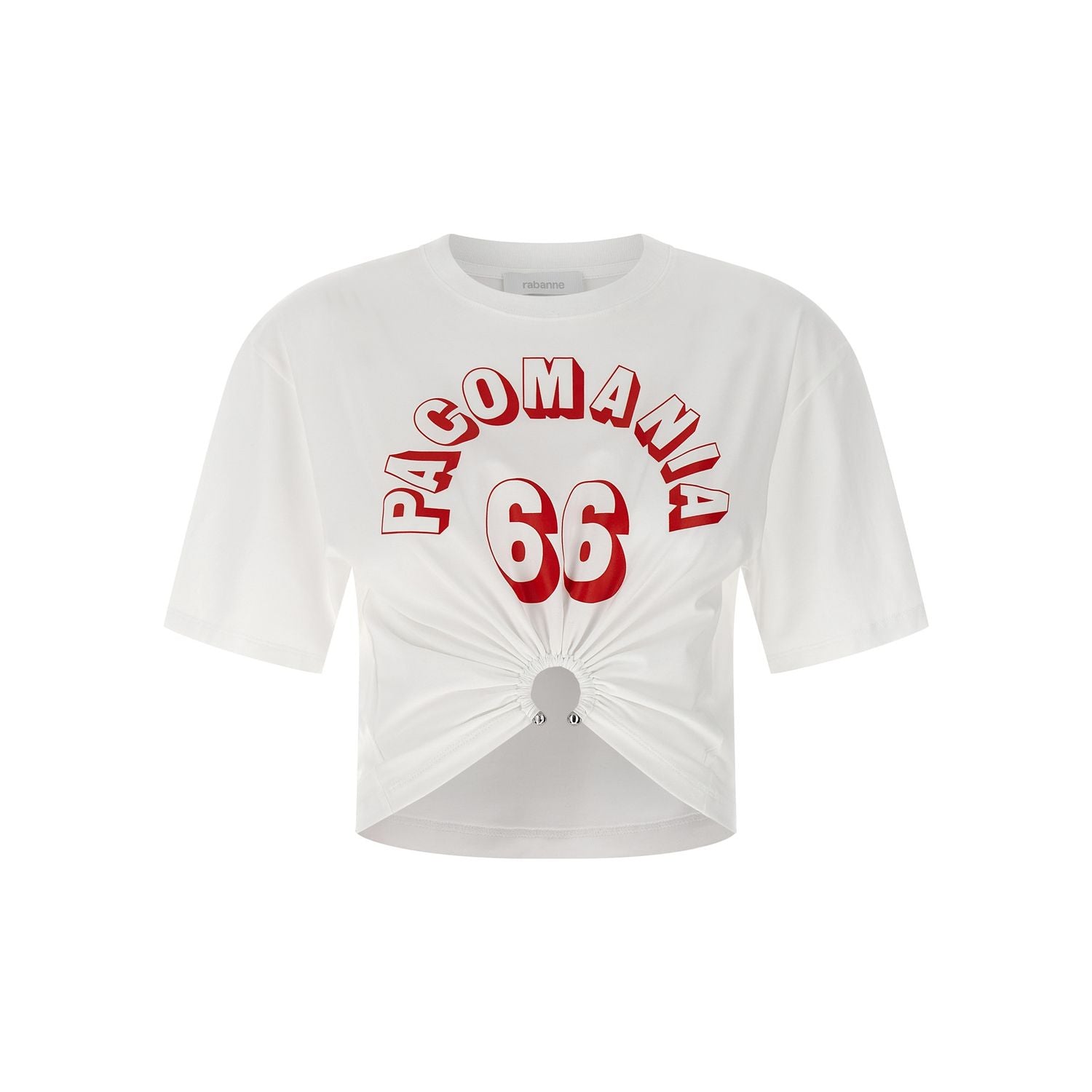 Paco Rabanne White Cotton T-Shirt
