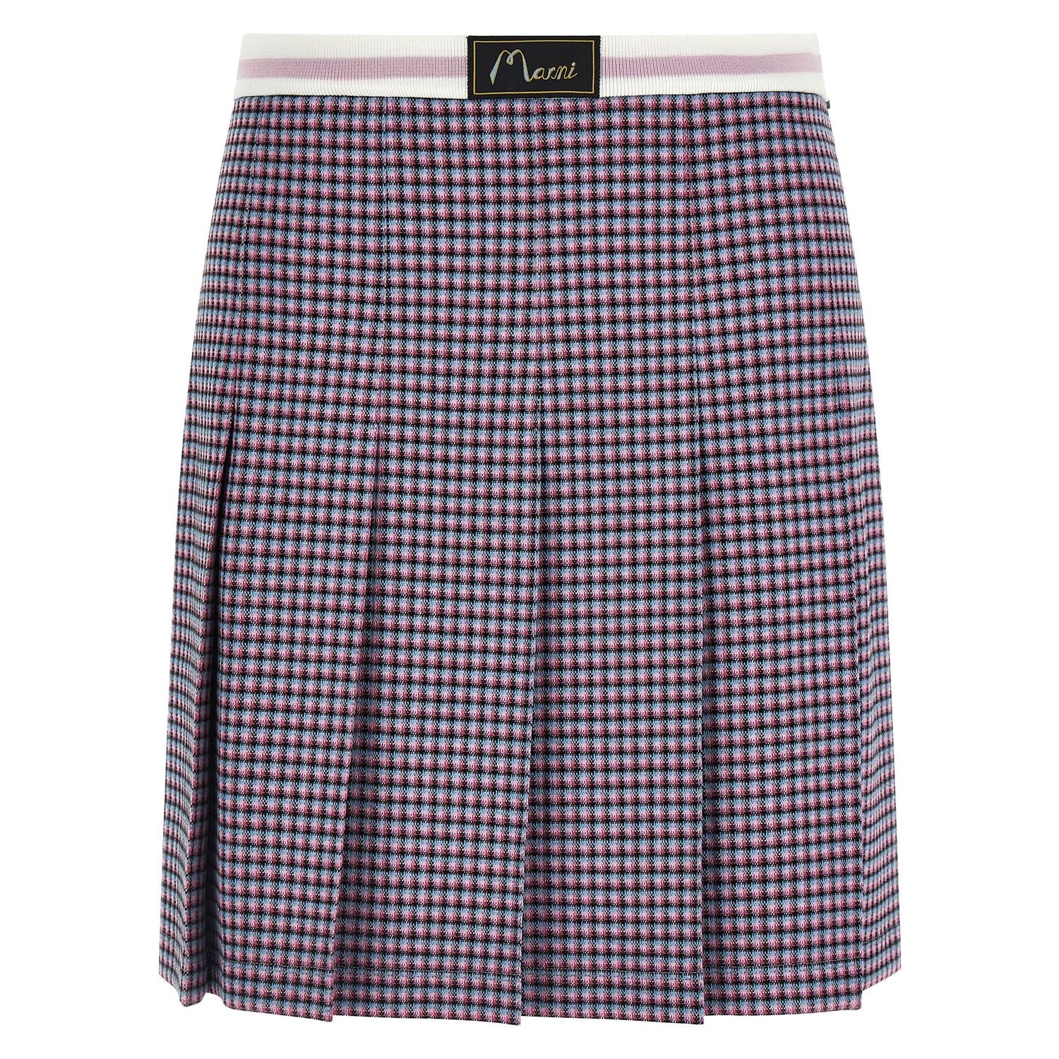 Marni Purple Viscose Long Skirt