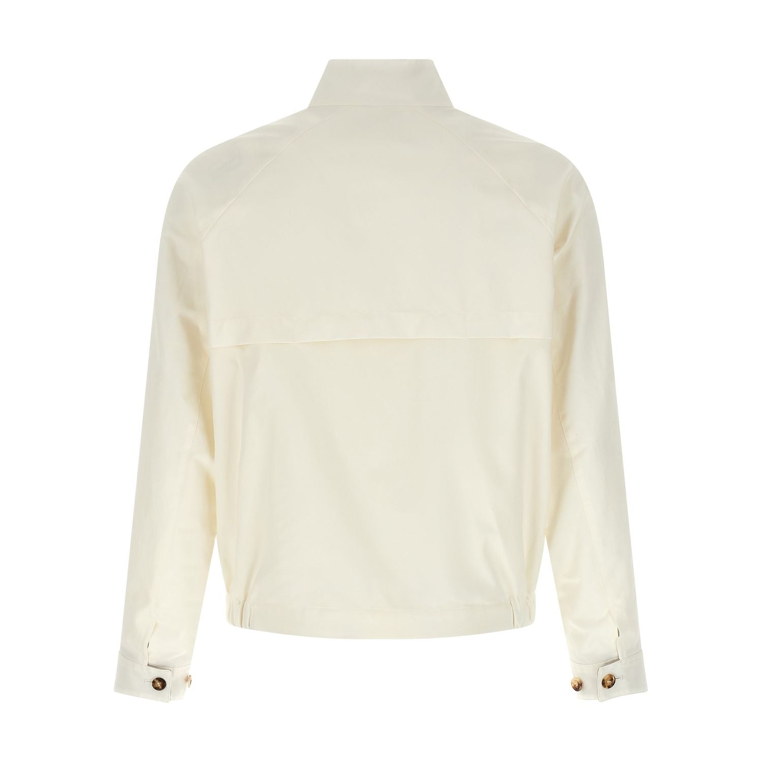 Brunello Cucinelli White Cotton Full-Length Jacket