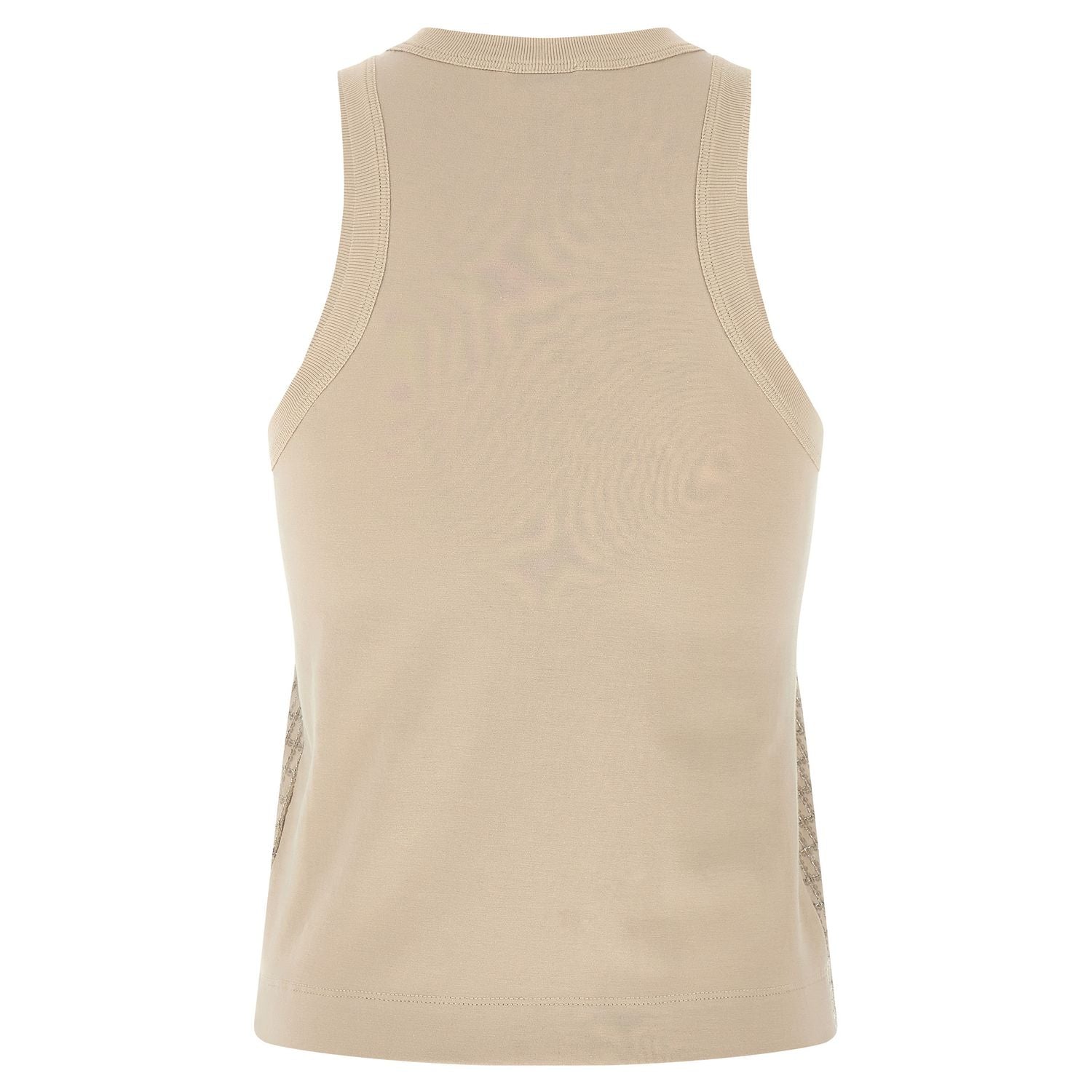 Brunello Cucinelli Beige Cotton Tank Tops