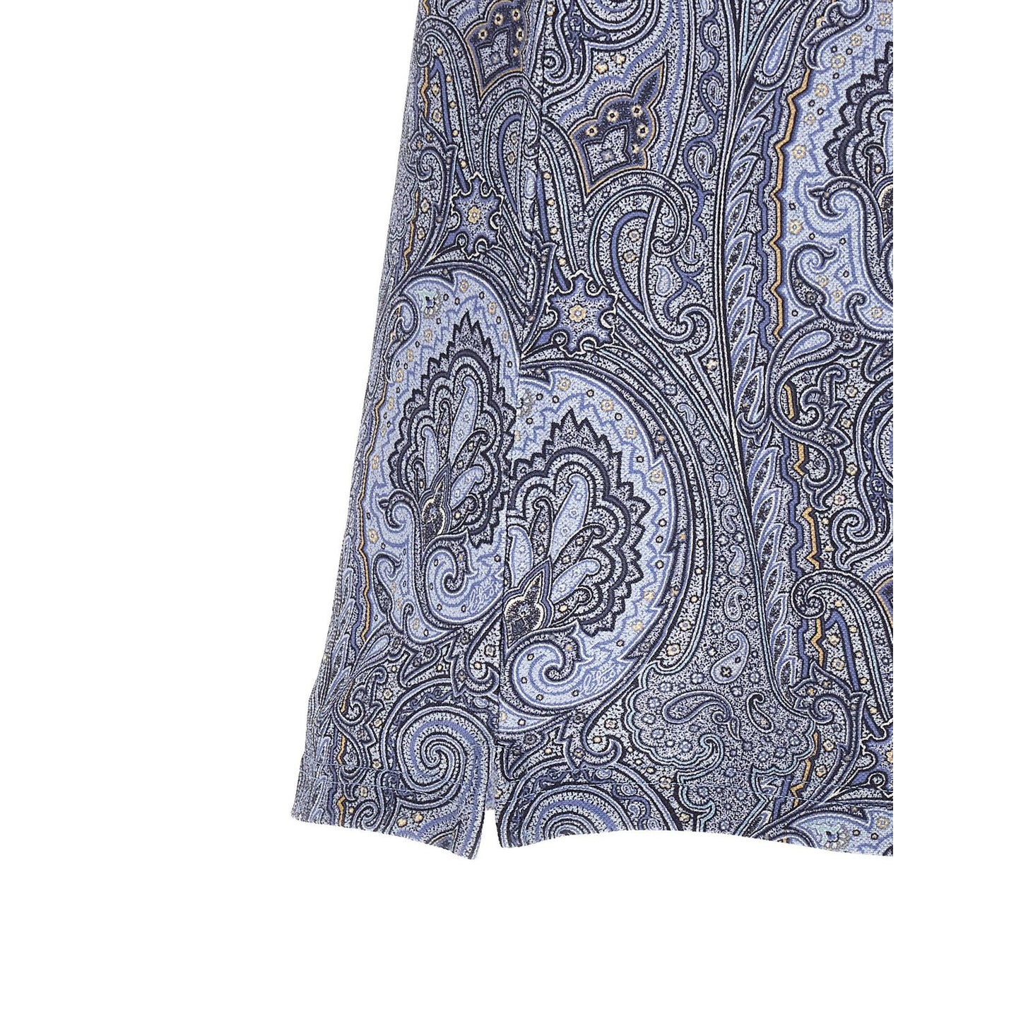 Etro Blue Cotton Polo Shirt
