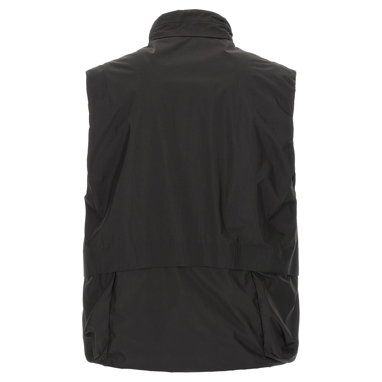 C.P. Company Black Polyamide Sleeveless Jacket