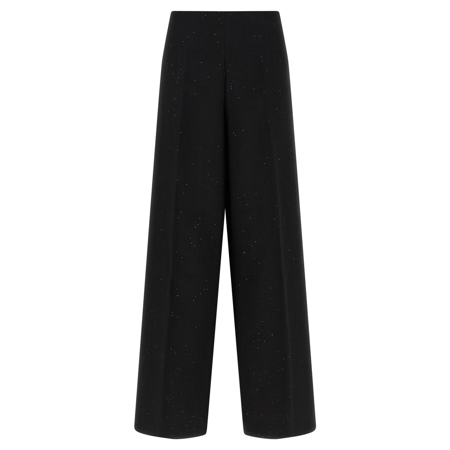 Herno Black Viscose Pants